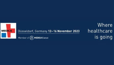2023 MEDICA Düsseldorf Tyskland 13.-16. november.